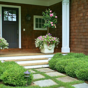 Planters at Front Entry