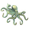 Cast Iron Octopus Hook, Antique Bronze, 11"