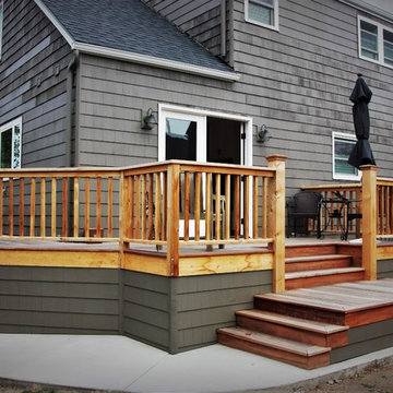 Tacoma Exterior Remodel, Kitchen Remodel and New Tigerwood Deck