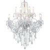 Authentic All Crystal Chandelier 12-Light