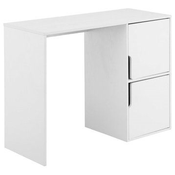 Designs2Go Student Desk With Storage Cabinets