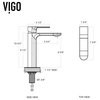 VIGO Norfolk Vessel Bathroom Faucet, Matte Black