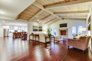 Living room - contemporary living room idea in San Diego