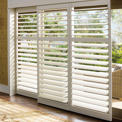 Hunter Douglas Palm Beach&trade; Polysatin Shutters - Window Blinds