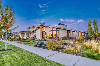 Inspiration for a modern exterior home remodel in Other