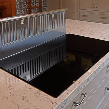 Pop up vent hood