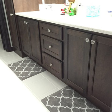 Maple "White / Pewter Accent" Kitchen