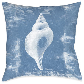 Shell Sketch Indoor Pillow, 18"x18"