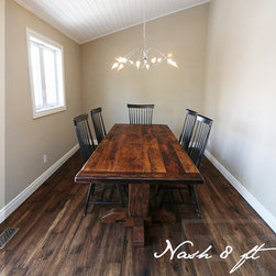 Reclaimed Wood (Rectangular) Pedestal Tables - Products