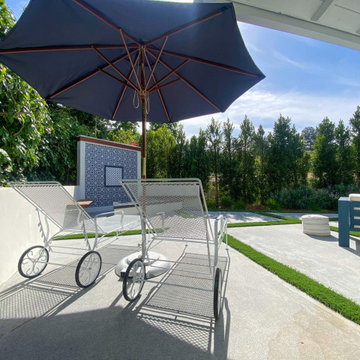 Functional Patio and Lawn Area
