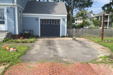 Driveways before and after