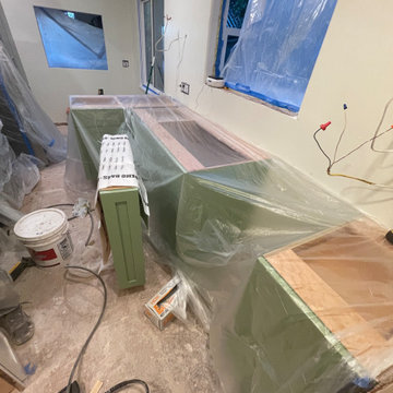 Kitchen Remodel 2024 Oakland/ white and light green