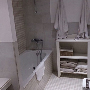 Baños con baldosas hidráulicas