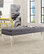 Modern Contemporary Urban Bedroom Living Room Bench, Gray Gray, Fabric Velvet