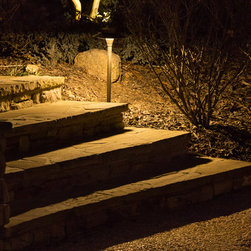 Alpharetta, GA House and Backyard Lighting Project LED Path Lighting Fixture - Path Lights