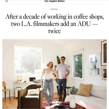 Los Angeles Times: ADU Feature Publication