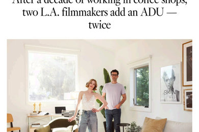 Example of a living room design in Los Angeles