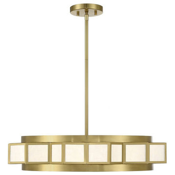 4 Light Chandelier In Modern Style-5 Inches Tall and 24 Inches Wide