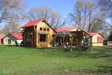 Example of a trendy exterior home design in Denver