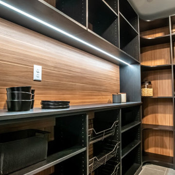 Achieving A Luxurious Kitchen Pantry Design with Two-Toned Smart Color Choices
