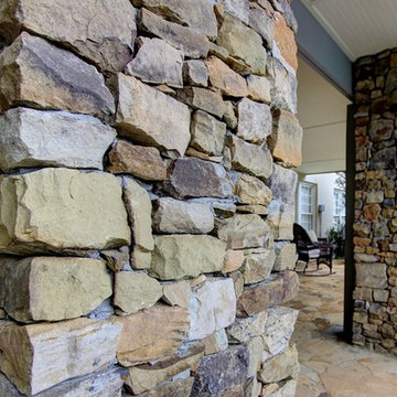 Upper / Lower Stone Patio Deck & Porch