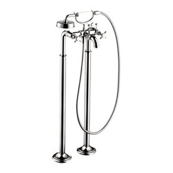 Axor Montreux Freestanding2-Handle Tub Filler Trim withCross Handles - Bathroom Faucets And Showerheads
