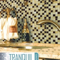 Tranquil glass tile mosaic by Nova - Mosaic Tile