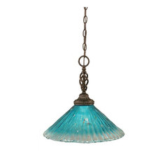 Teal Pendant Lights | Houzz