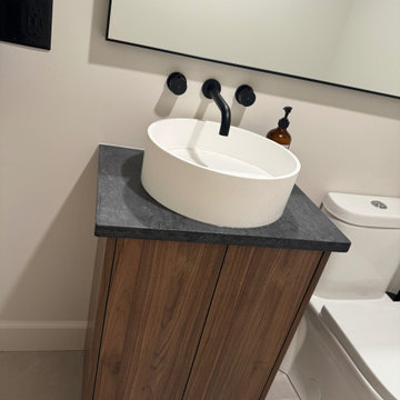 Timeless Bathroom Design with Custom Cabinets