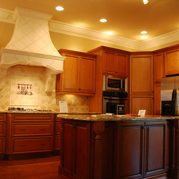 Glazed Cherry Cabinets