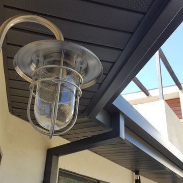 Cladding-Soffits, Fascia, Beams. Box Gutter "Tall" Glendale Ca.
