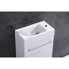 Modern Wall Mount Vanity Cabinet Sets - Style 10, White