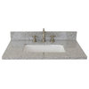 31" Gray Granite Top With Rectangle Sink