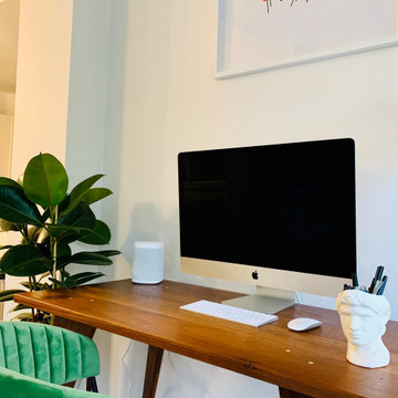 Creating a young, fresh, contemporary space within a rental property