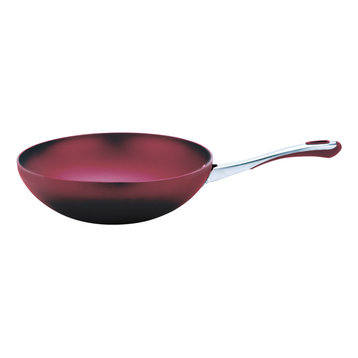 Prestige Prism 28 cm Stirfry Pan, Eggplant