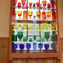 Glassware display