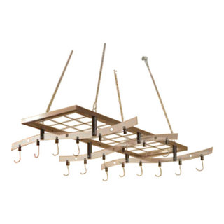 Zojila  Ceiling Mount Pot Rack and Shelf