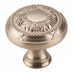 Top Knobs Edwardian Collection Ribbon Knob 1 1/8" Brushed Bronze M1645 - Cabinet And Drawer Knobs