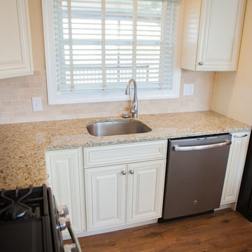 Sprissler Kitchen and Stack Stone Fireplace
