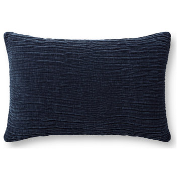 Loloi Pillow, Navy, 13''x21'', Cover With Poly