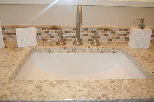 Tile Backsplash Granite Countertop Please Look