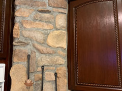 Joanna Gaines new cooking show Kitchen stone walls
