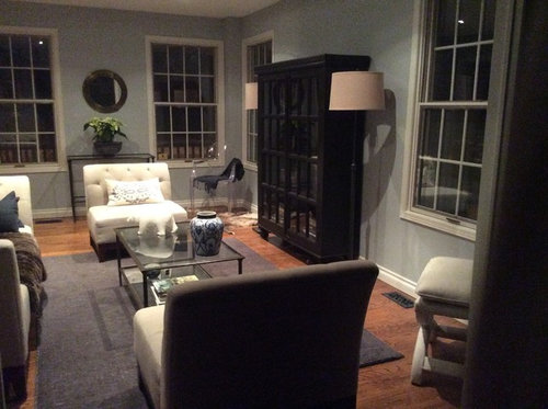 Living room furniture arrangement