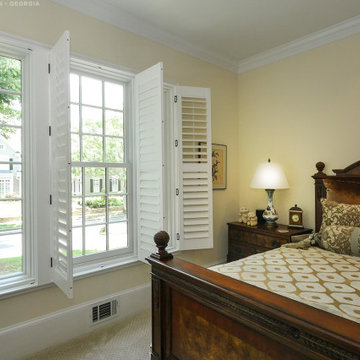 Beautiful Bedroom with New White Windows - Renewal by Andersen Georgia
