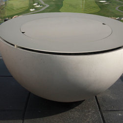 New Metal Table Top and Fire Ring for Hemi Fire Pit - Fire Pits