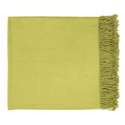 Tian Tian Collection Avocado Throw by Surya - Throws