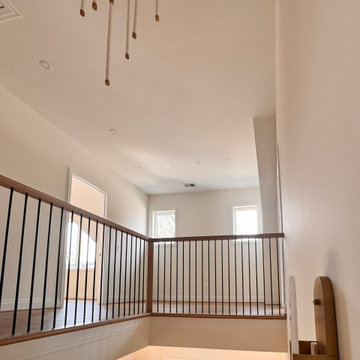 Project #144 | Slightly Curved Transitional Staircase