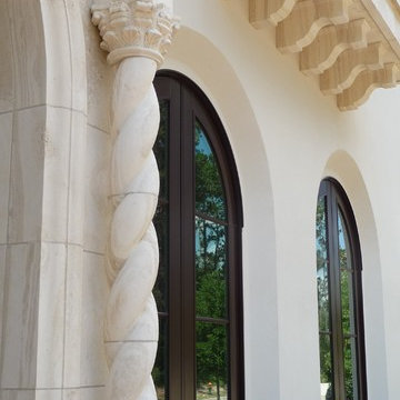 Riviera Beige Limestone Exterior Elements