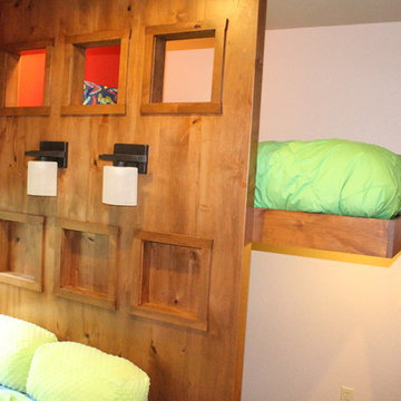 Boy's Room with Lofted Playhouse
