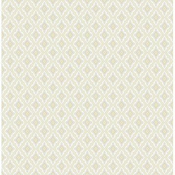 French Diamond Wallpaper in Golden FL91803 from Wallquest